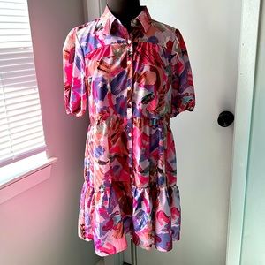 Fun pink party dress